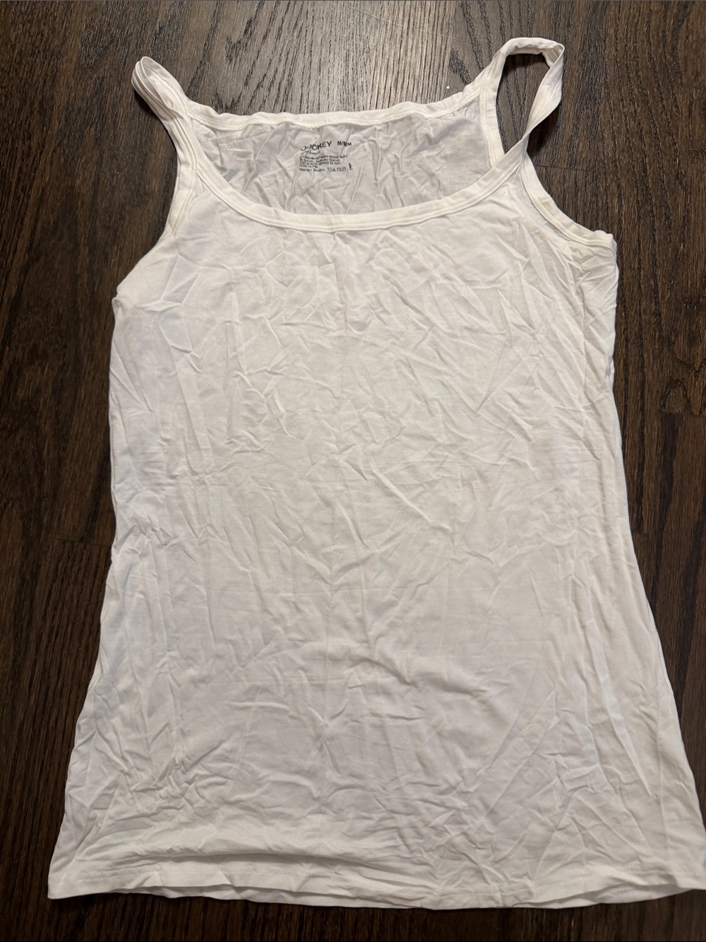 Jockey White Women's Cotton Camisole Tank